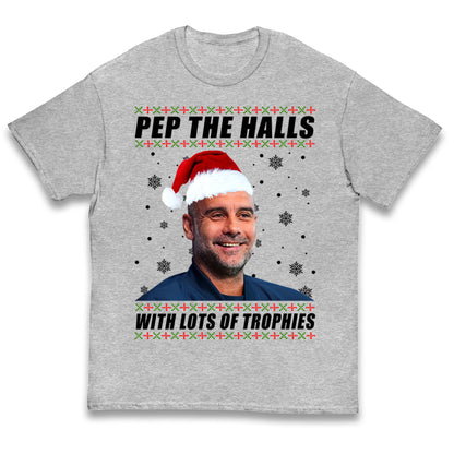 Pep Guardiola Christmas Kids T Shirt