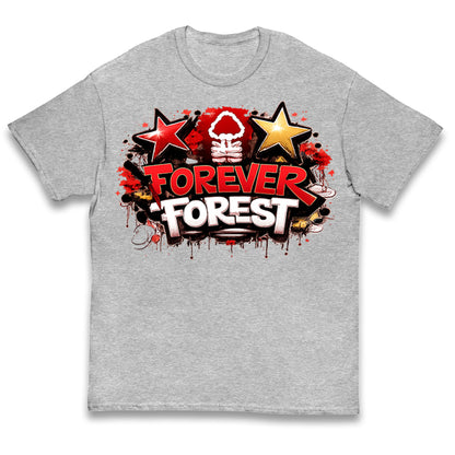 Forever Forest Football Kids T Shirt