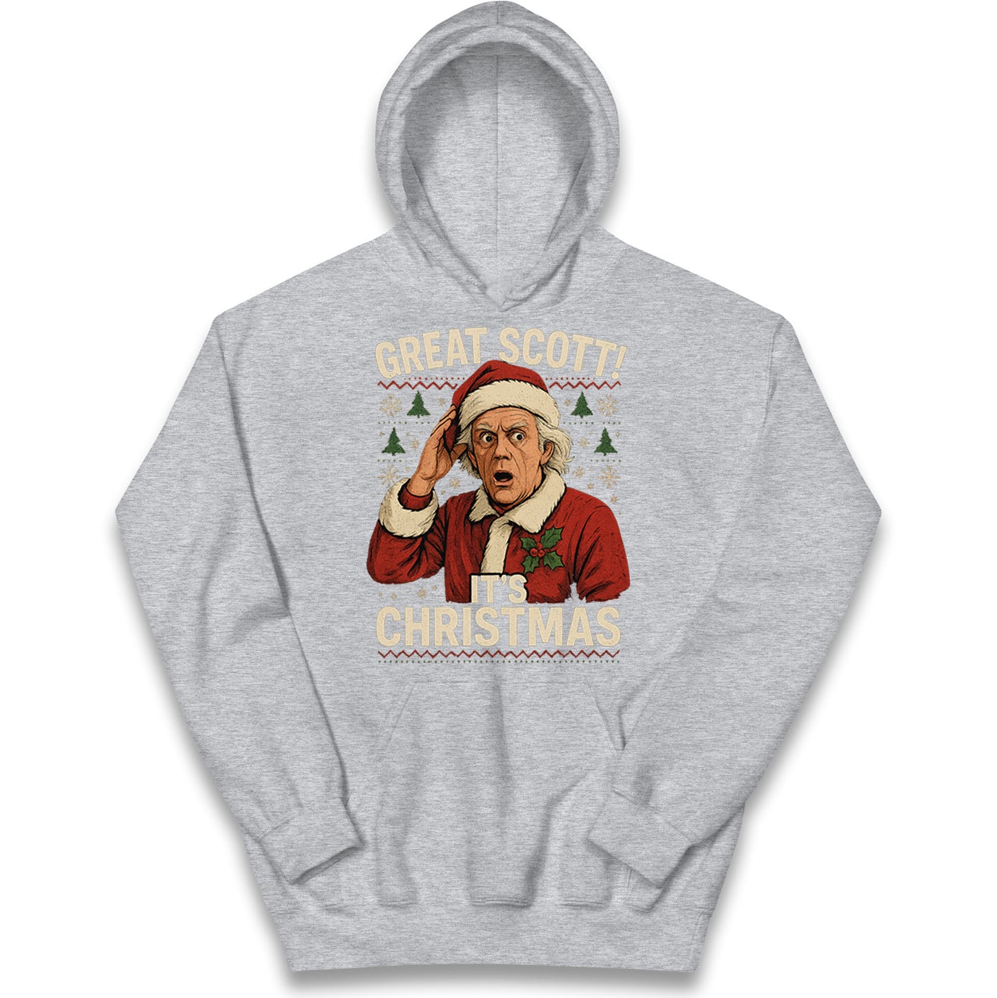 Back to the Future Doc Brown Kids Hoodie