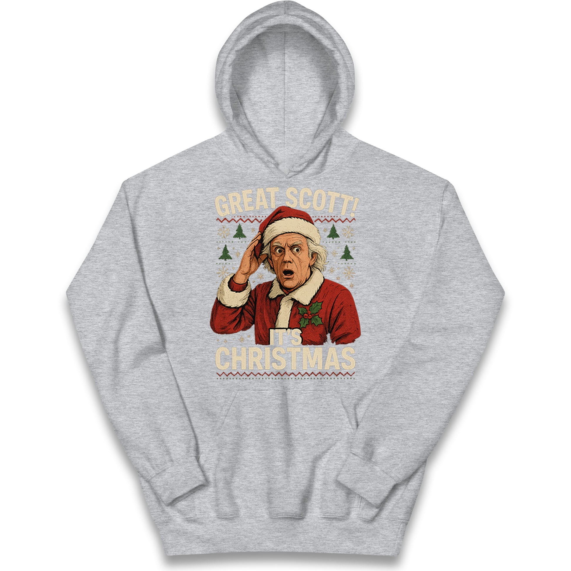 Back to the Future Doc Brown Kids Hoodie