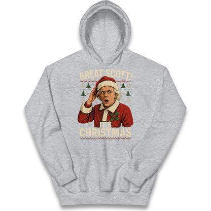 Back to the Future Doc Brown Kids Hoodie