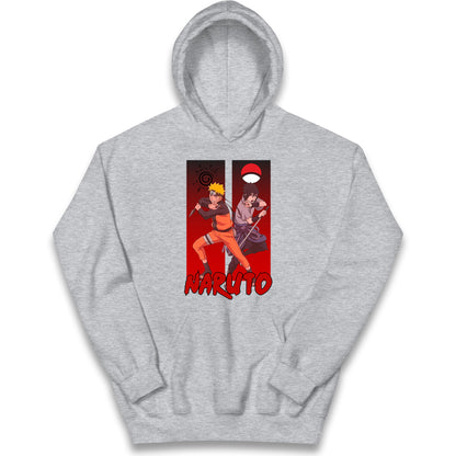 naruto eight trigrams sealing and sasuke uchiha crest hoodie