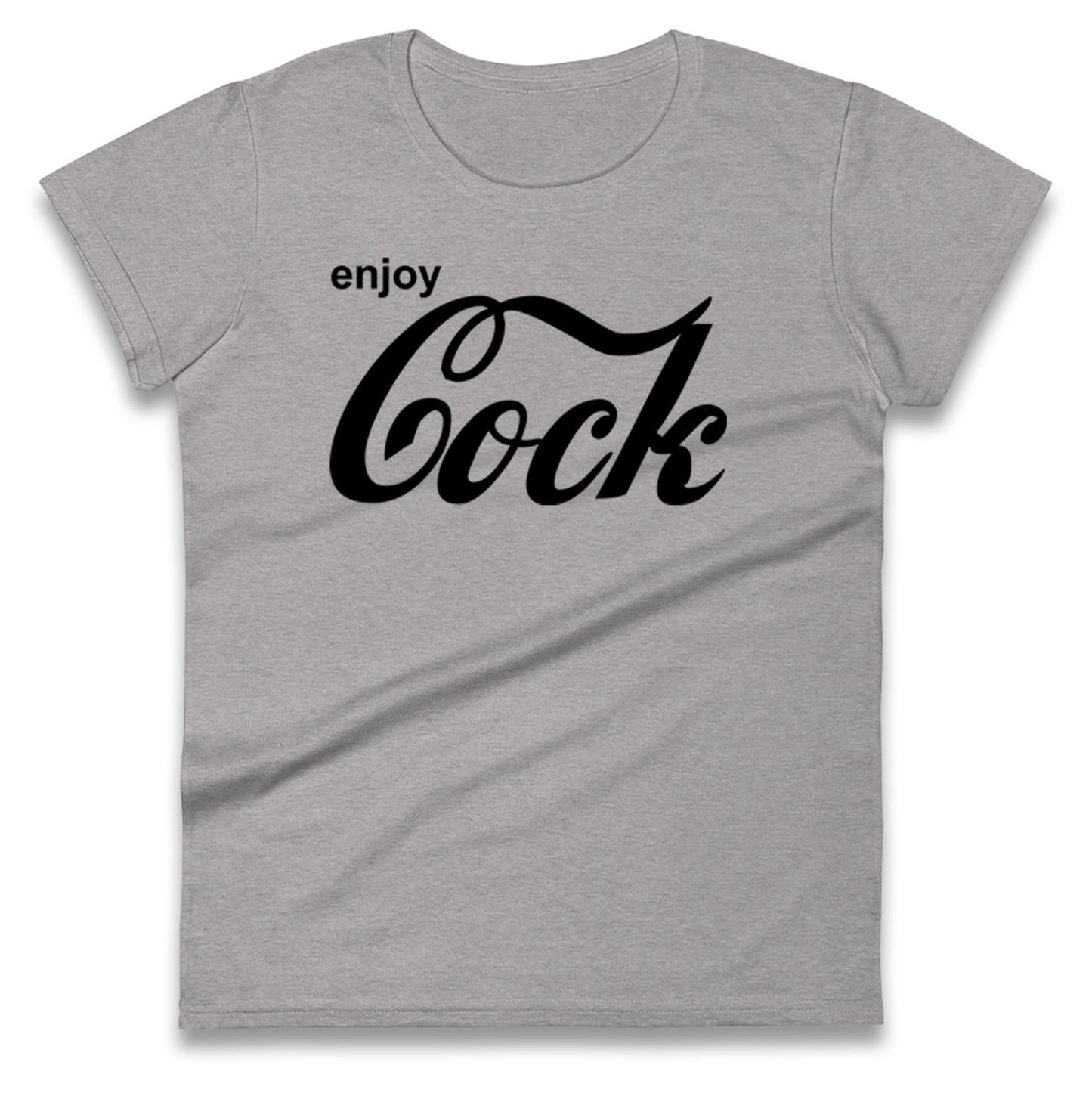 Coke Funny Christmas Ladies T Shirt