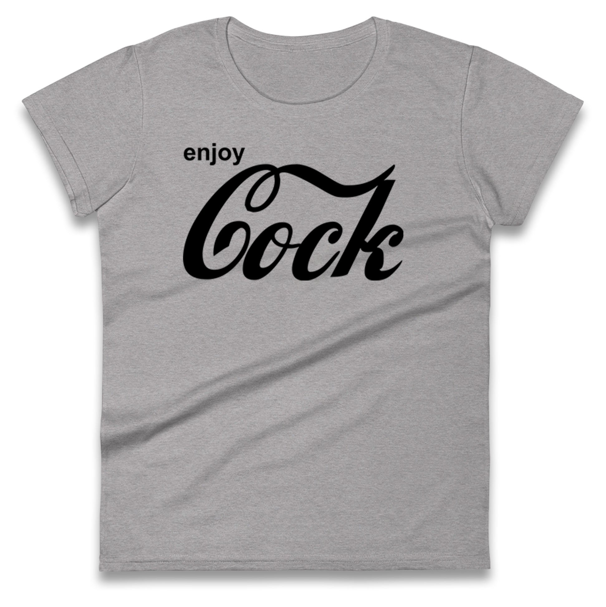 Coke Funny Christmas Ladies T Shirt