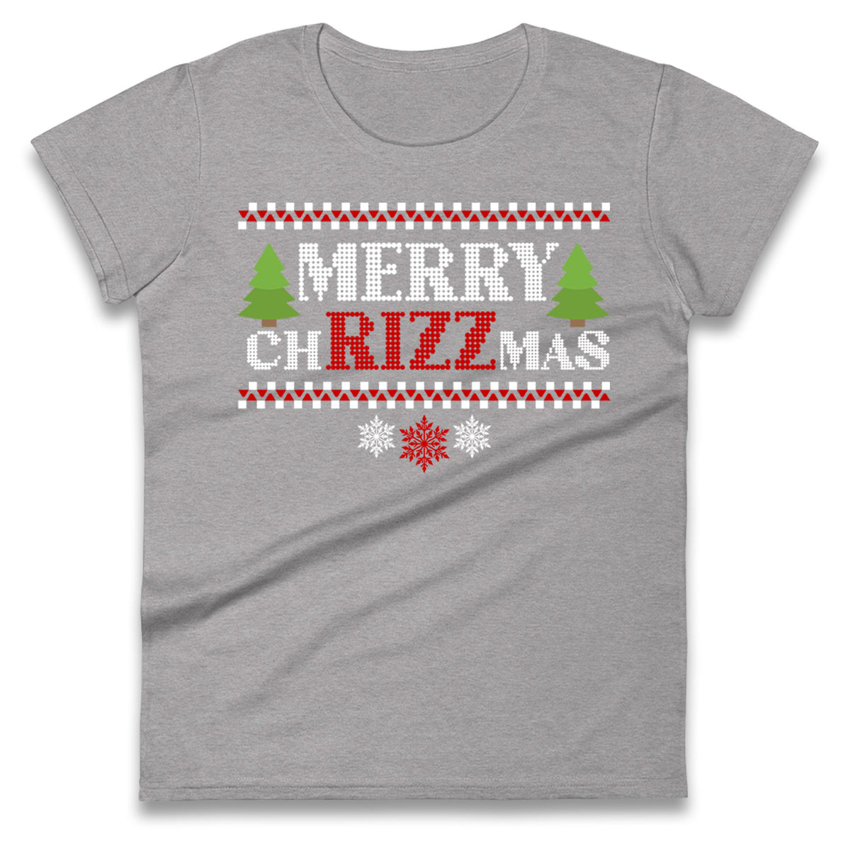 merry christmas tree womens t shirt