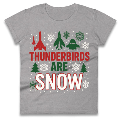 Thunderbirds Christmas Ladies T Shirt