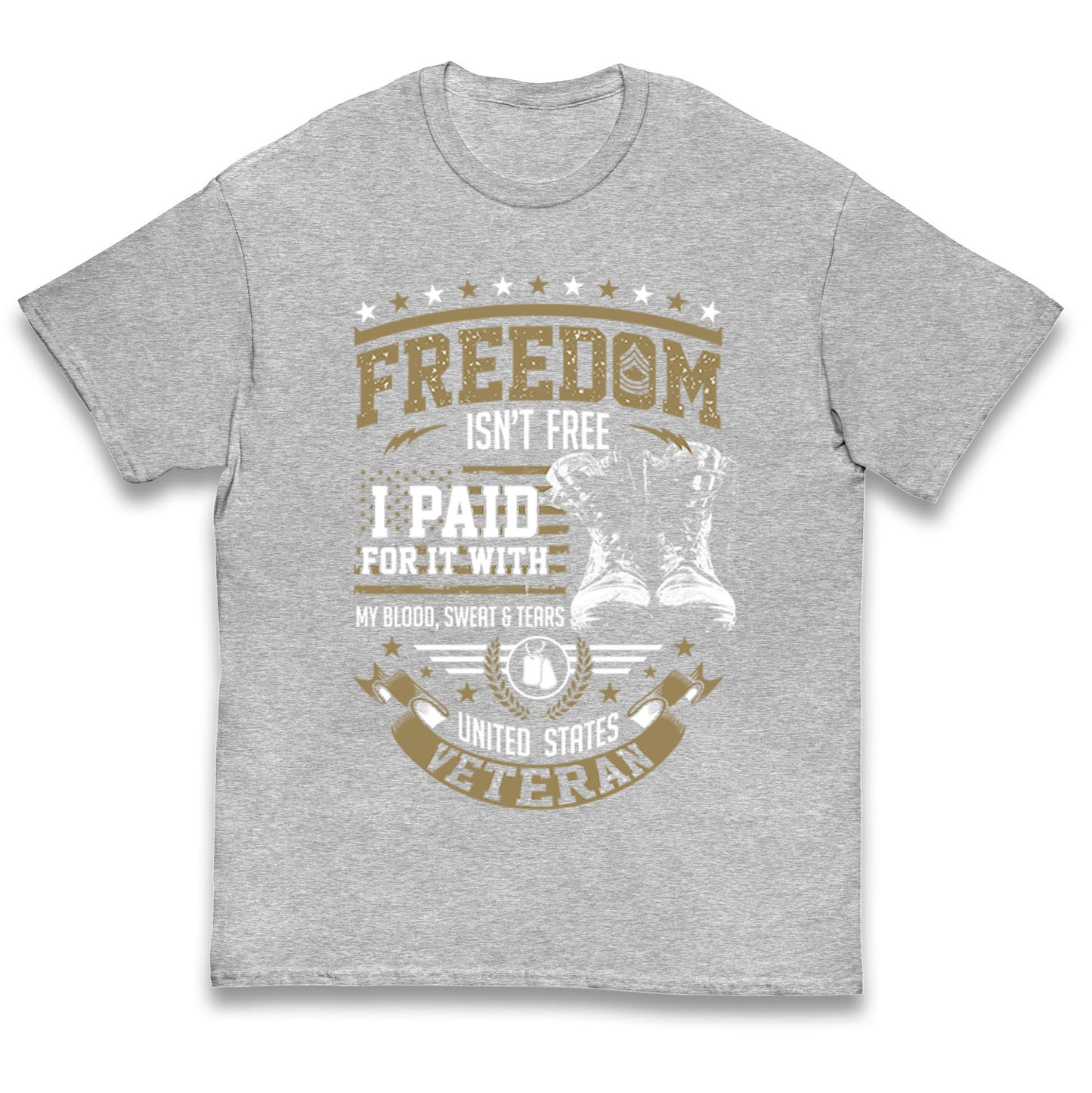 United States Veteran Kids T Shirt