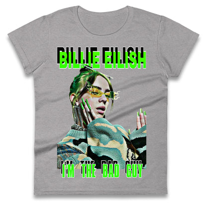 Billie Eilish Singer Ladies T Shirt