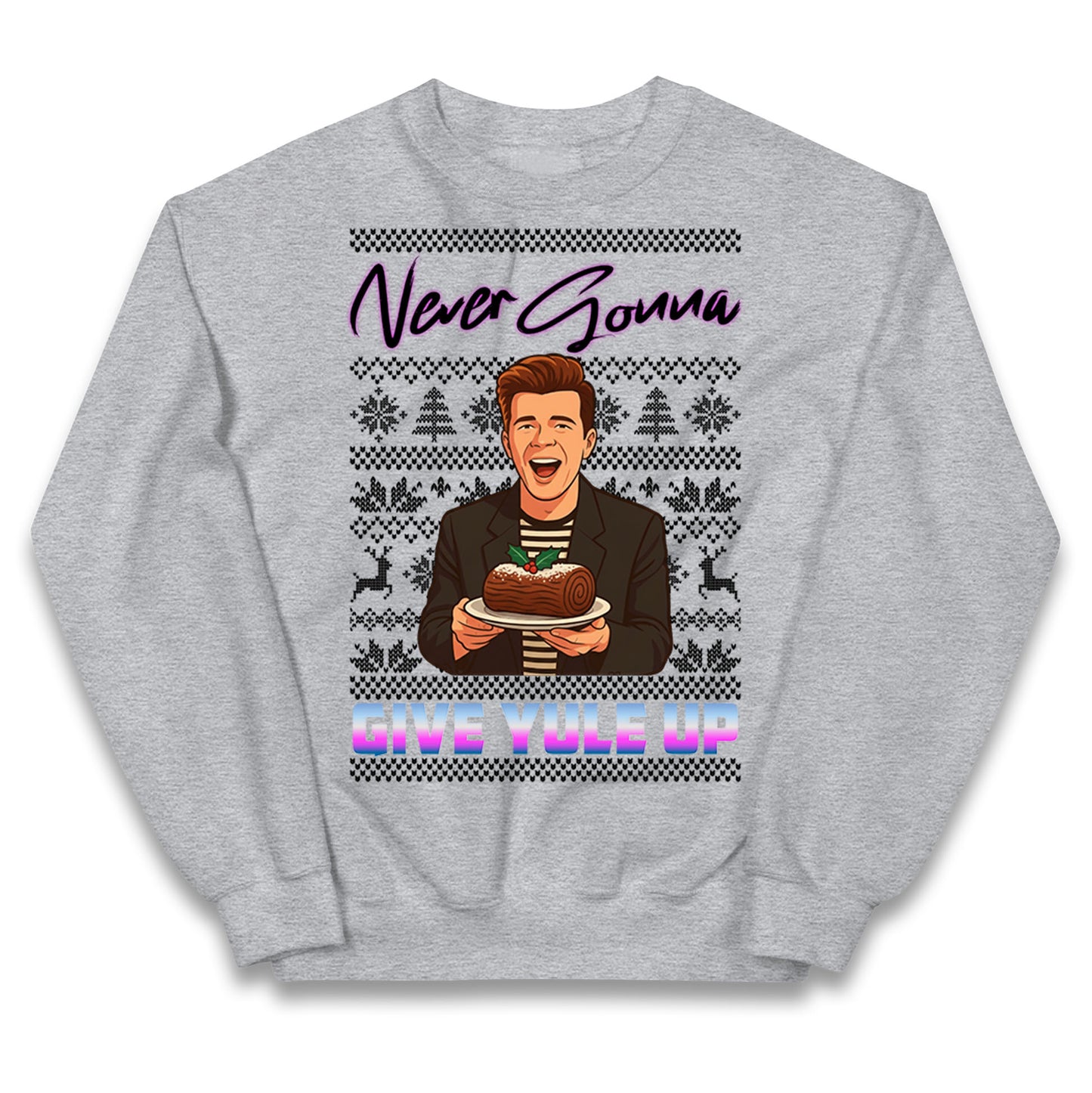 Rick Astley Christmas Kids Jumper