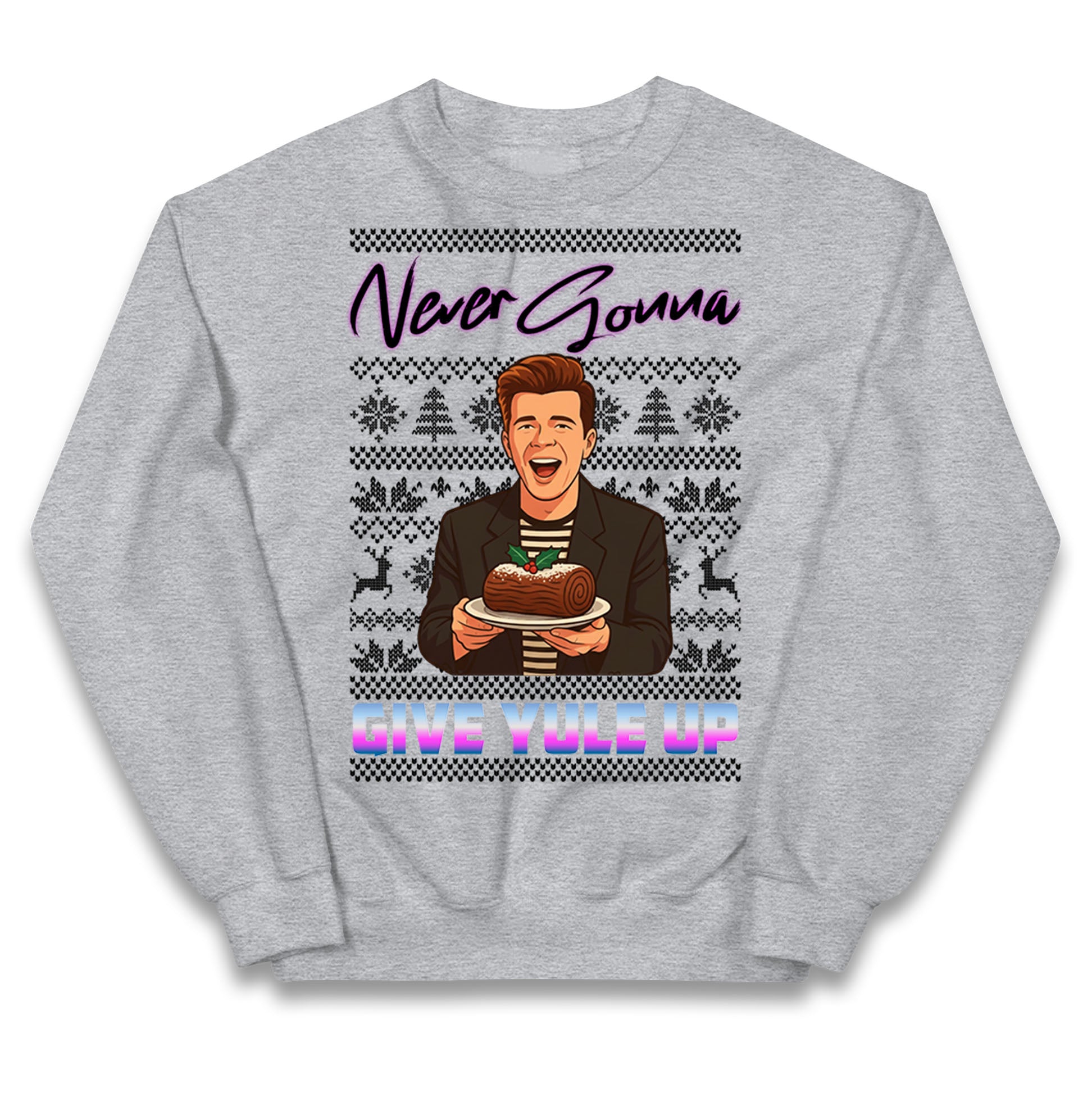 Rick Astley Christmas Kids Jumper