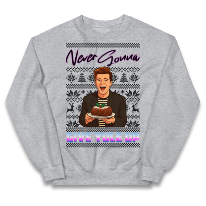 Rick Astley Christmas Kids Jumper