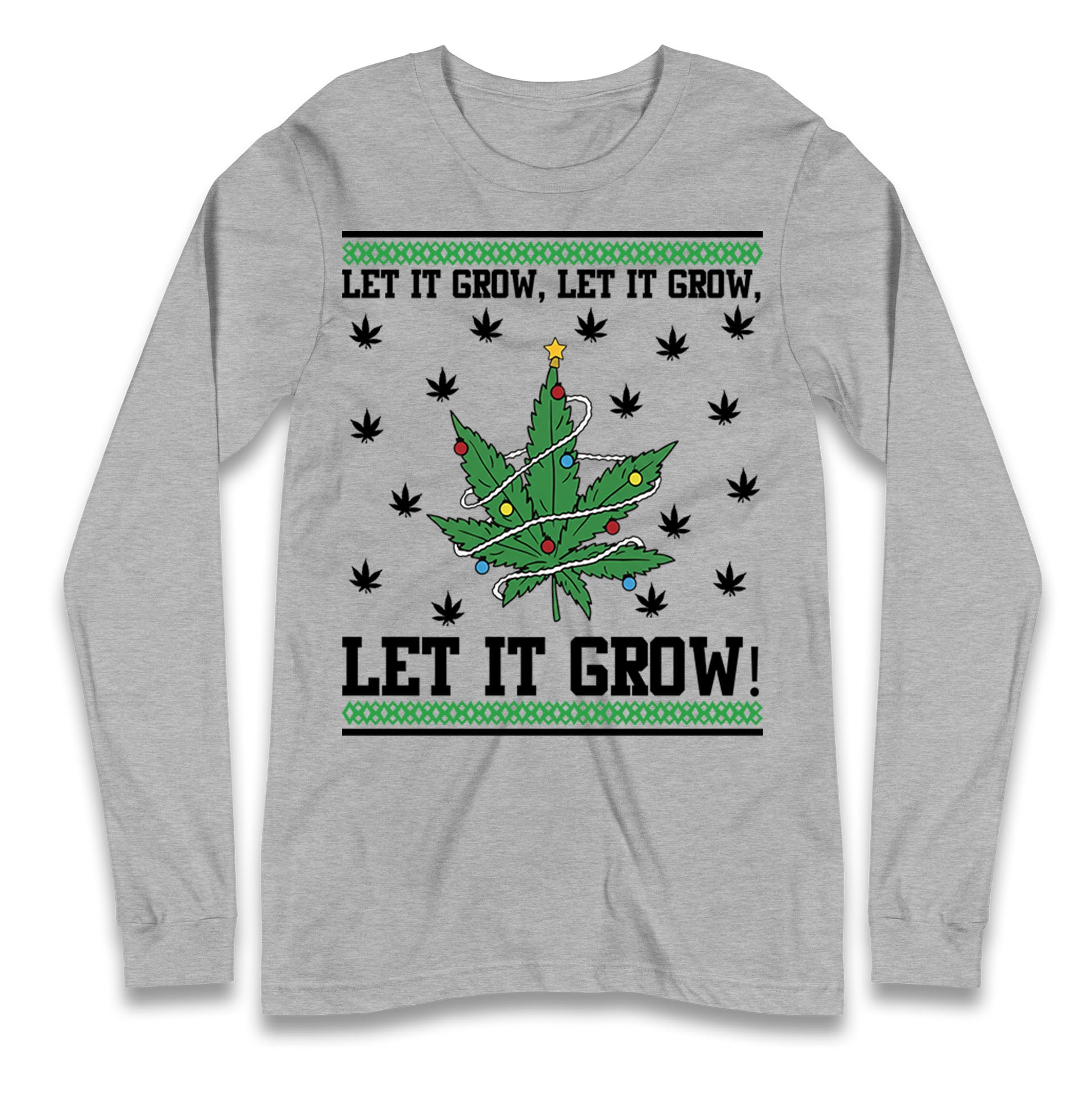 Cannabis Christmas Longsleeve T Shirt