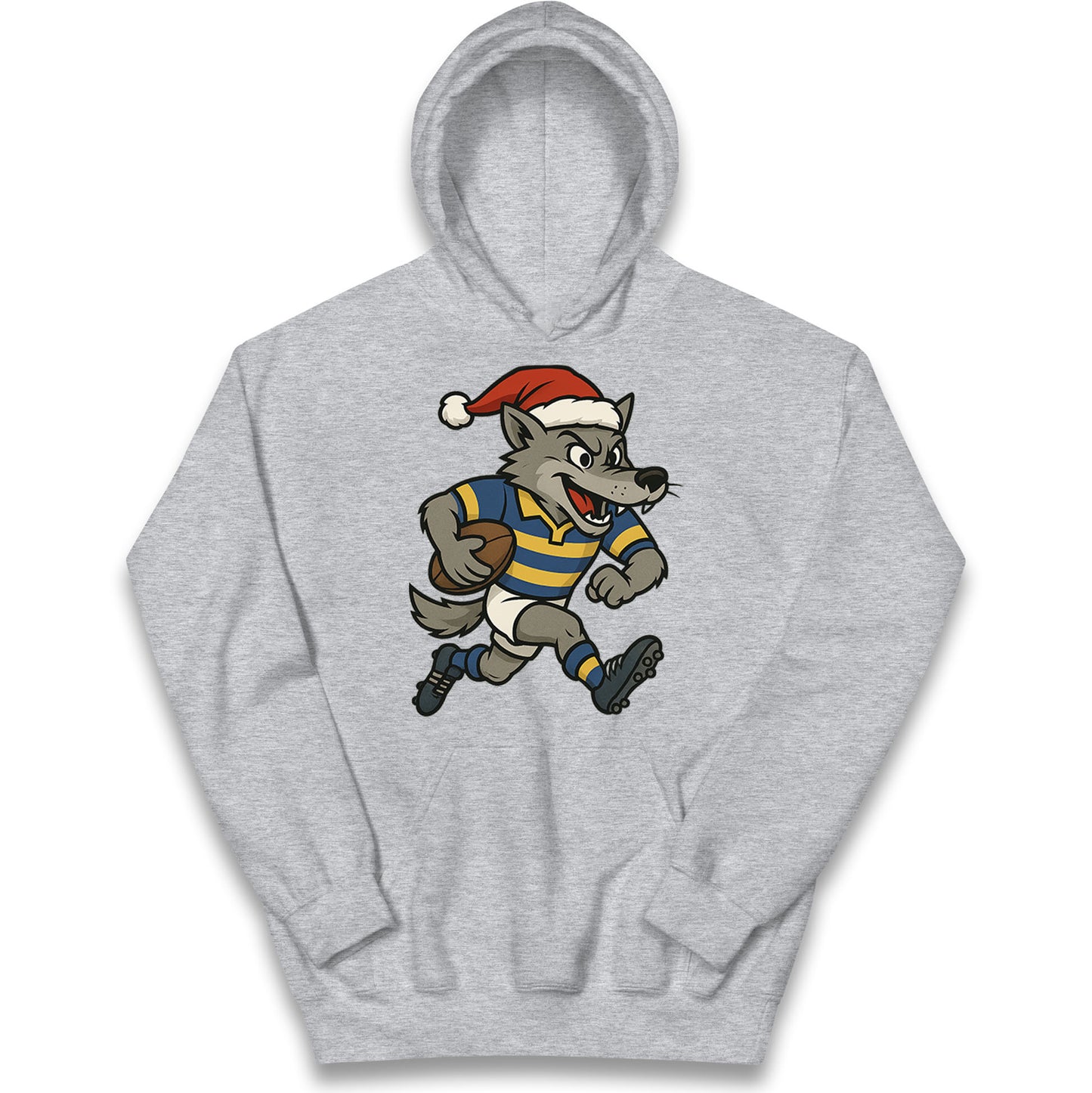 Retro Warrington Wolves Christmas Kids Hoodie