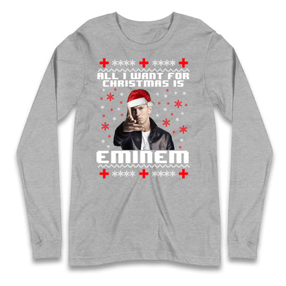 eminem christmas long sleeve t shirt