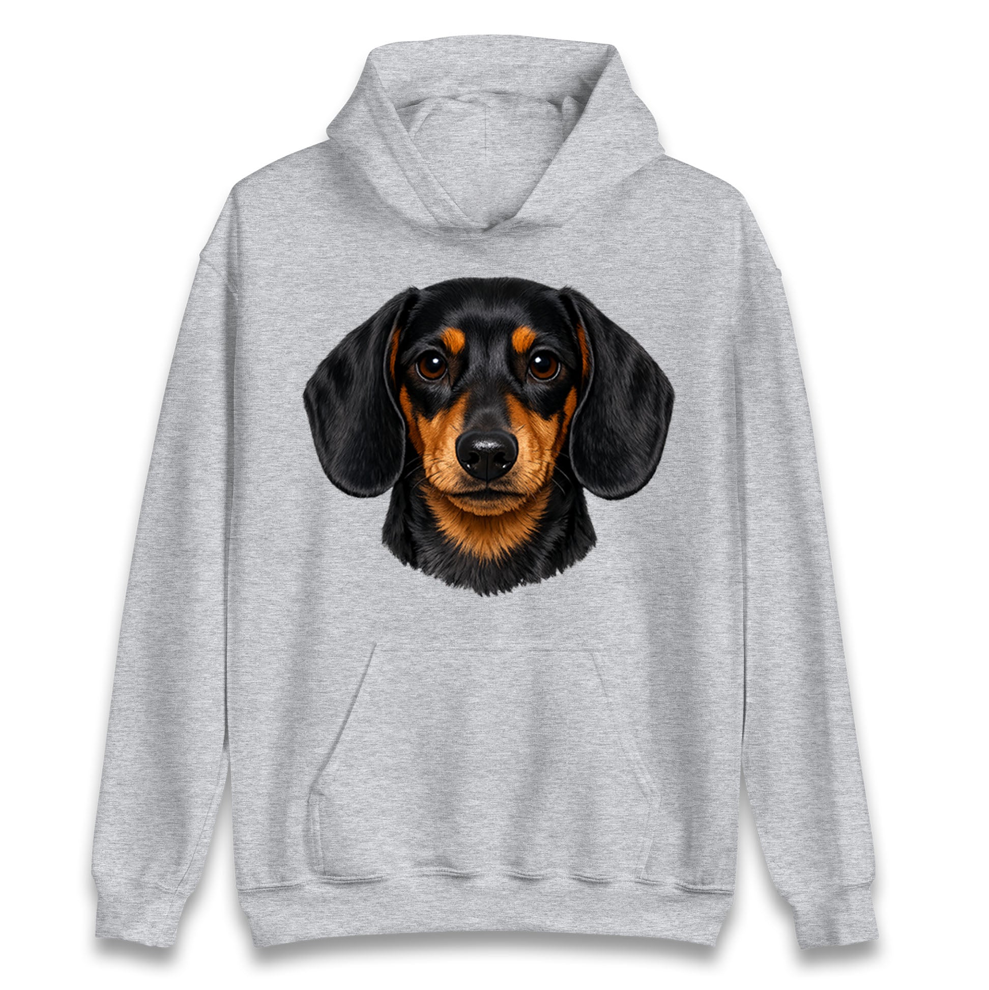 Dachshund Dog Face Hoodie