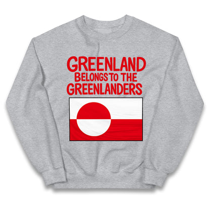Greenland Belongs To The Greenlanders Kids Jumper