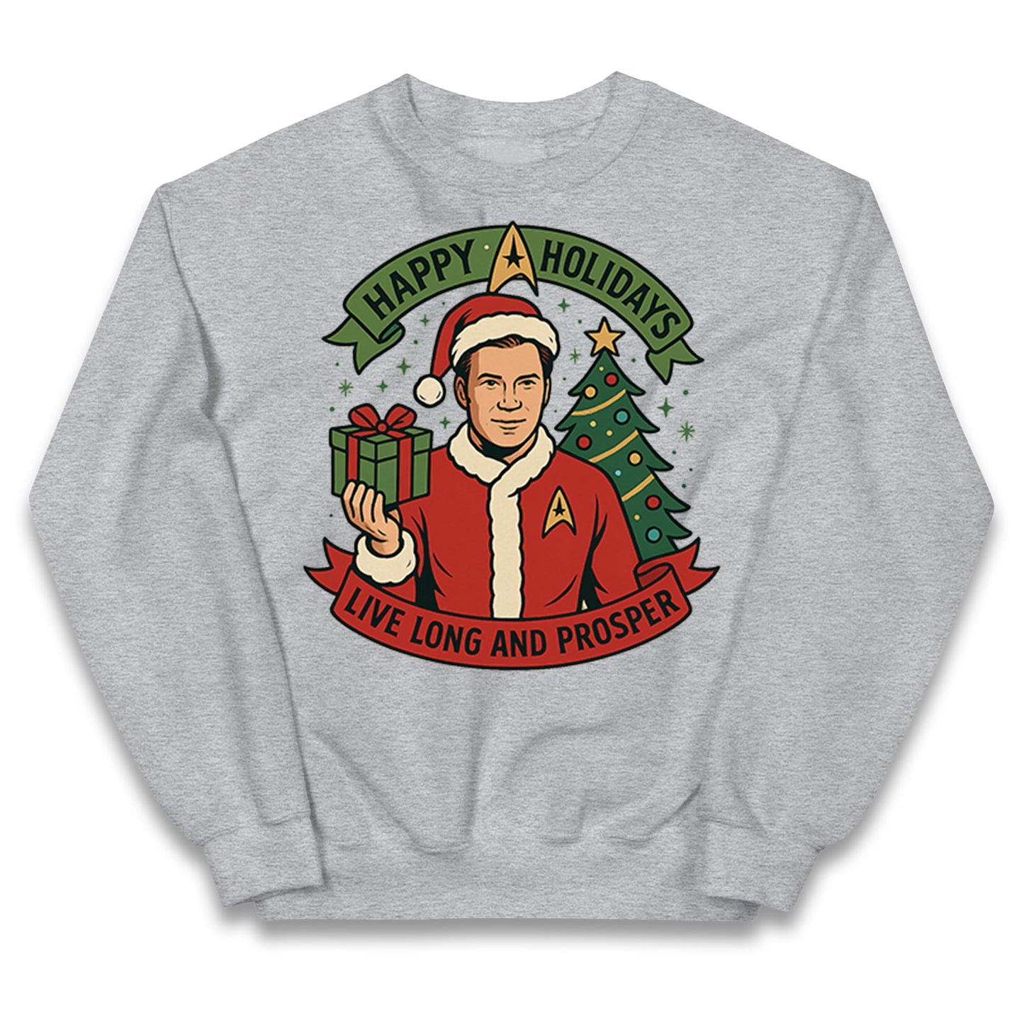 Star Trek Christmas Kids Jumper