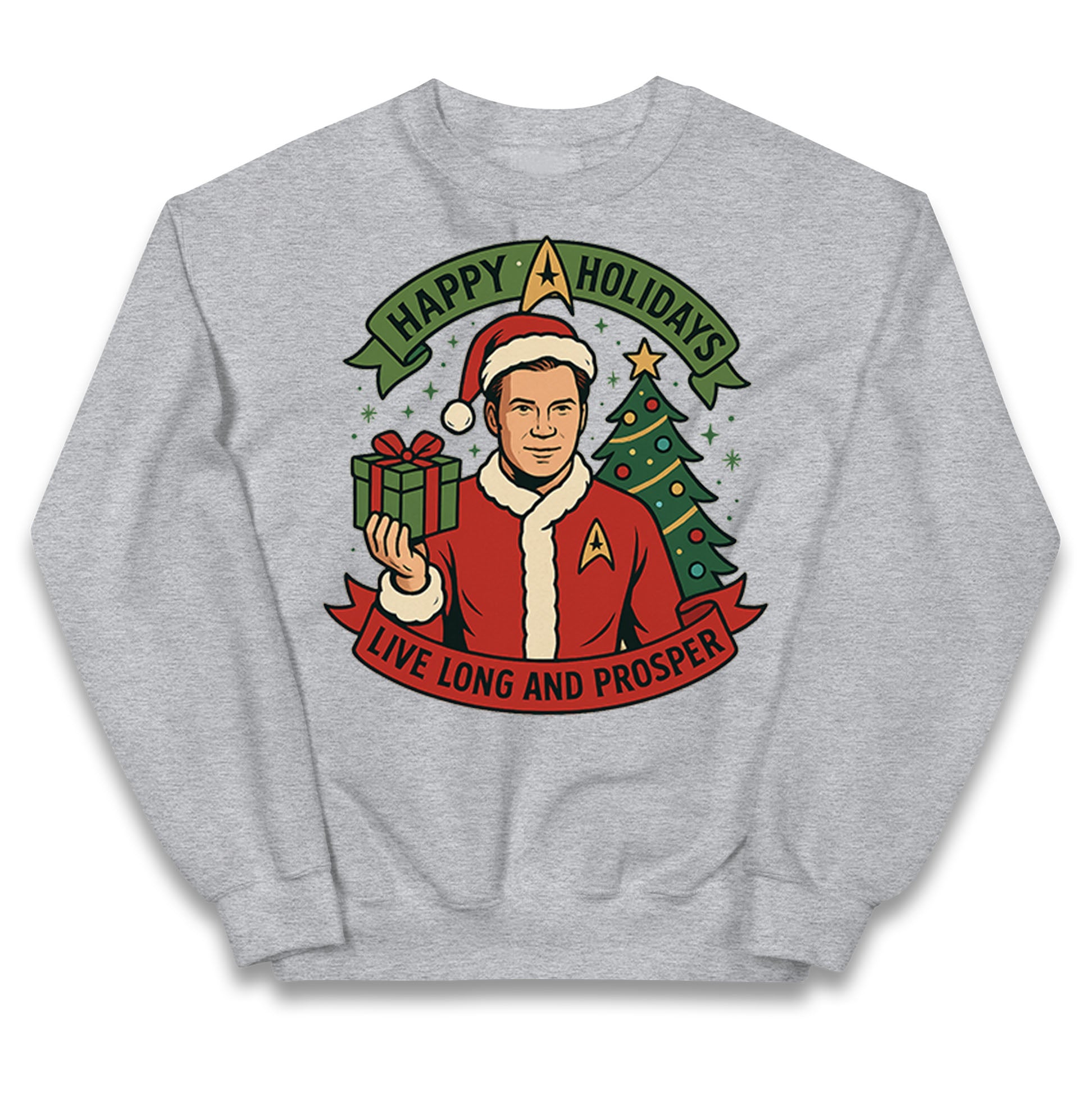 Star Trek Christmas Kids Jumper