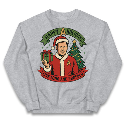 Star Trek Christmas Kids Jumper