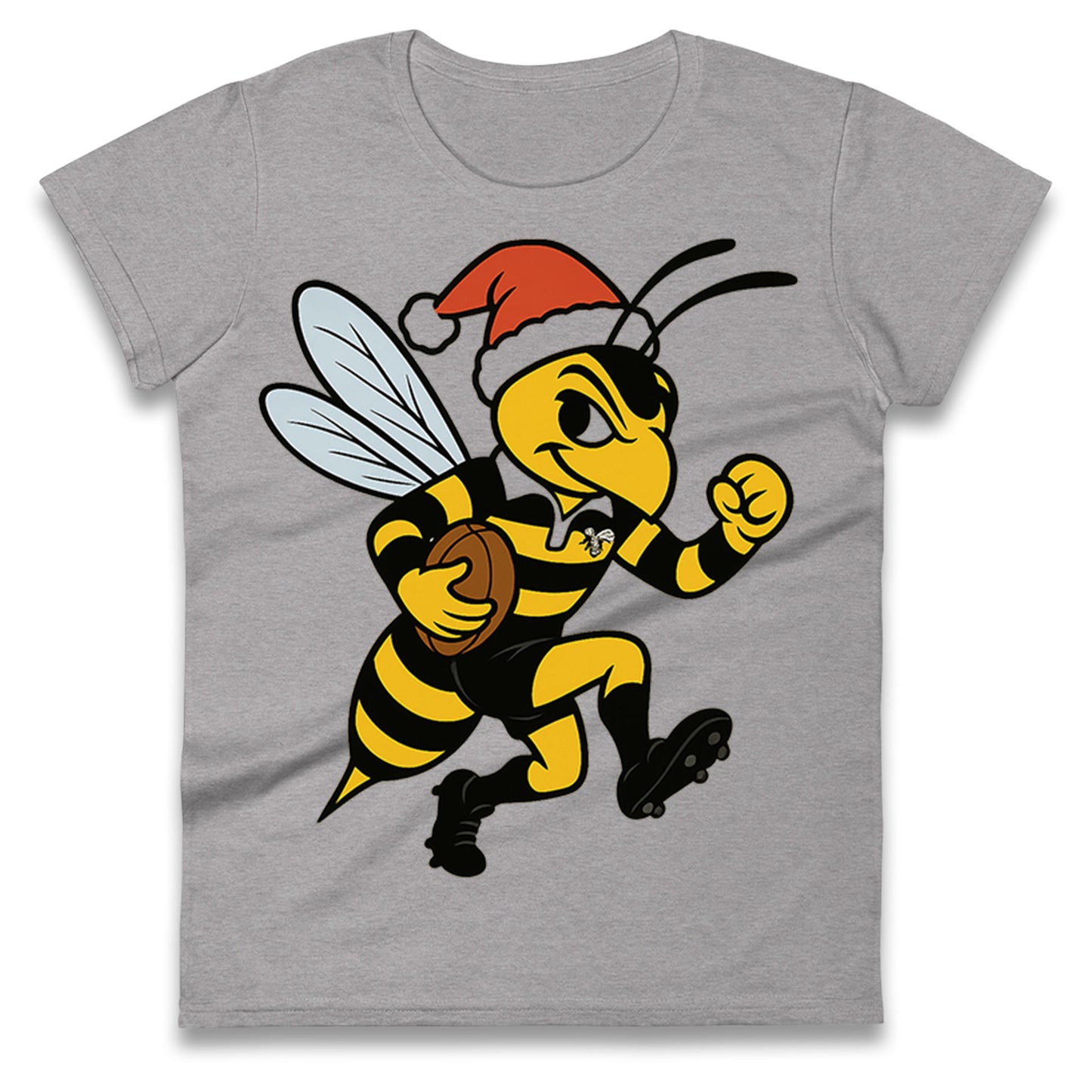 Wasps Rugby Christmas Ladies T Shirt