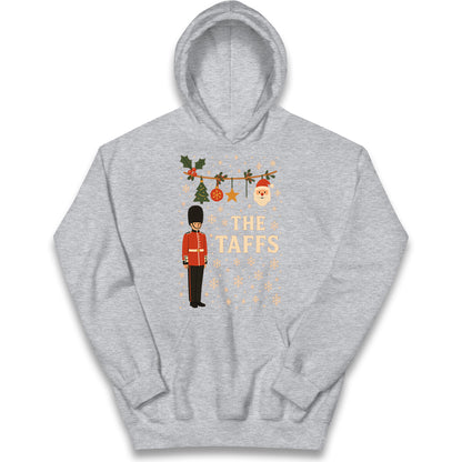 The Taffs Welsh Guards Christmas Kids Hoodie