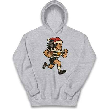 Newcastle Falcons Christmas Kids Hoodie