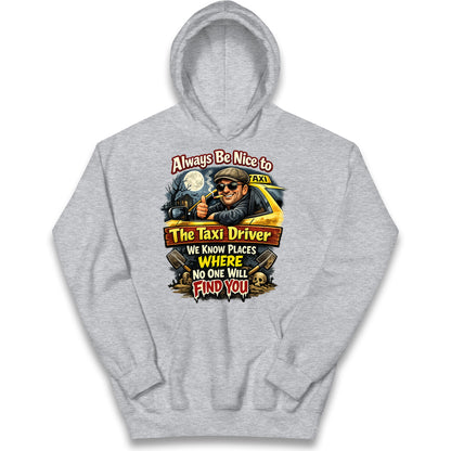 Taxi Driver Kids Hoodie