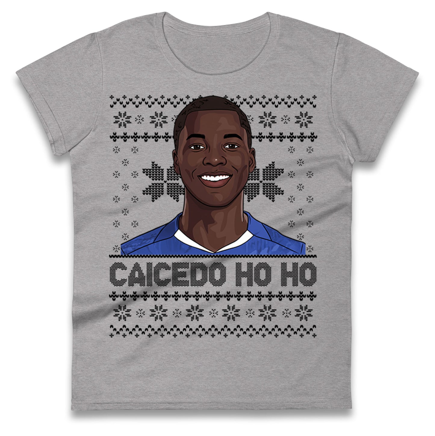 Moises Caicedo Christmas Ladies T Shirt