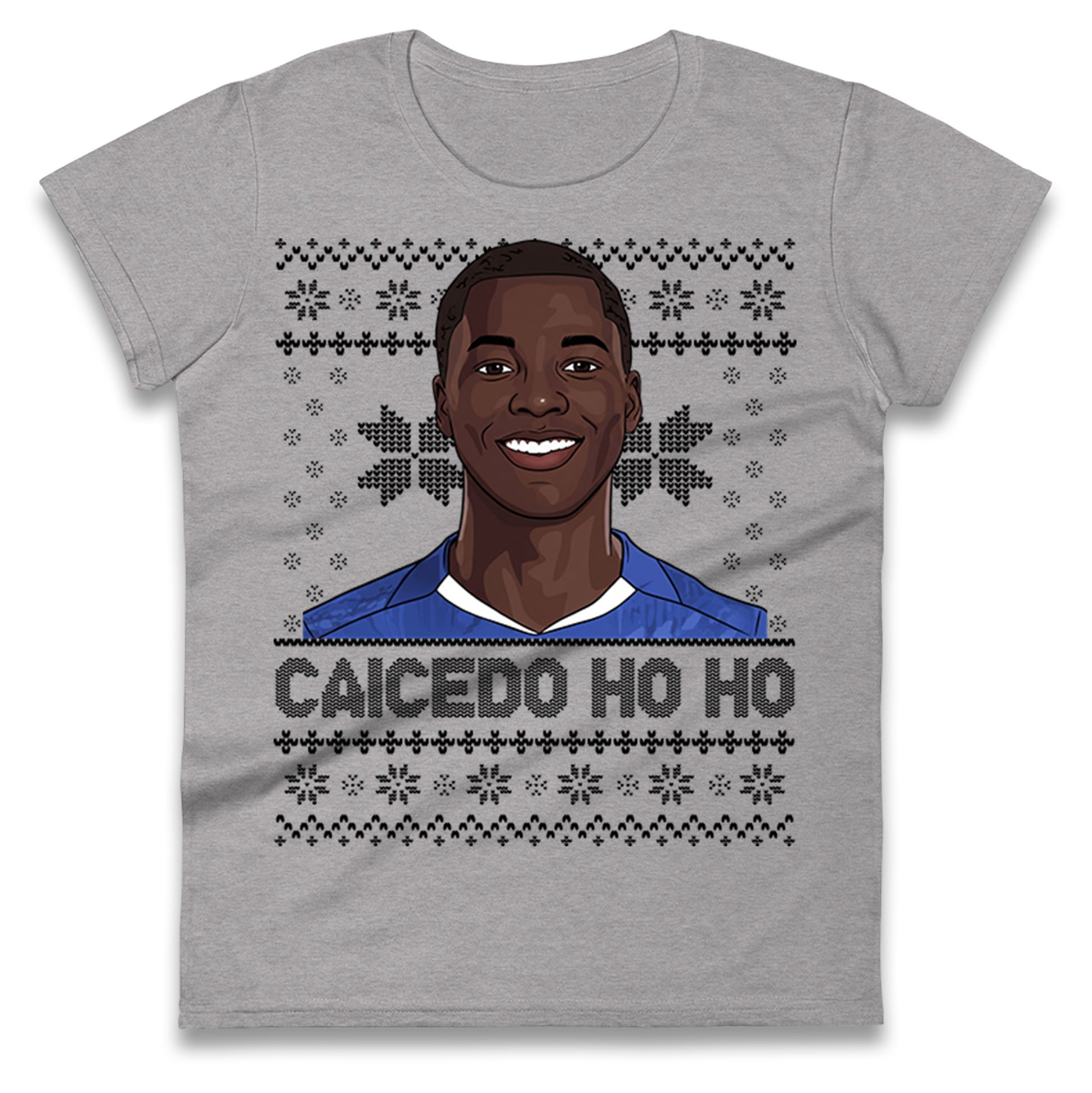 Moises Caicedo Christmas Ladies T Shirt