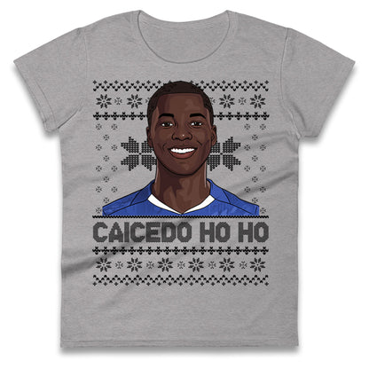 Moises Caicedo Christmas Ladies T Shirt