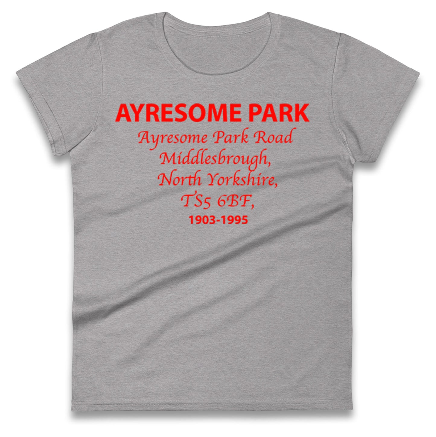 Middlesbrough Ayresome Park Ladies T Shirt