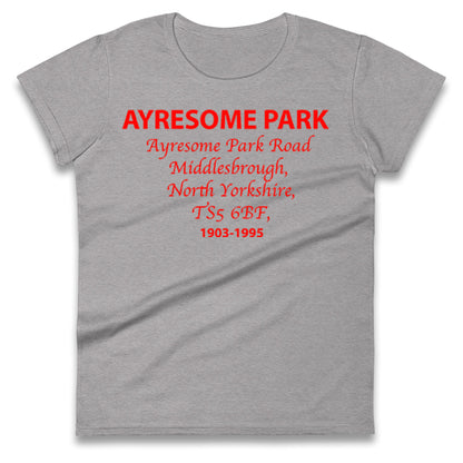 Middlesbrough Ayresome Park Ladies T Shirt