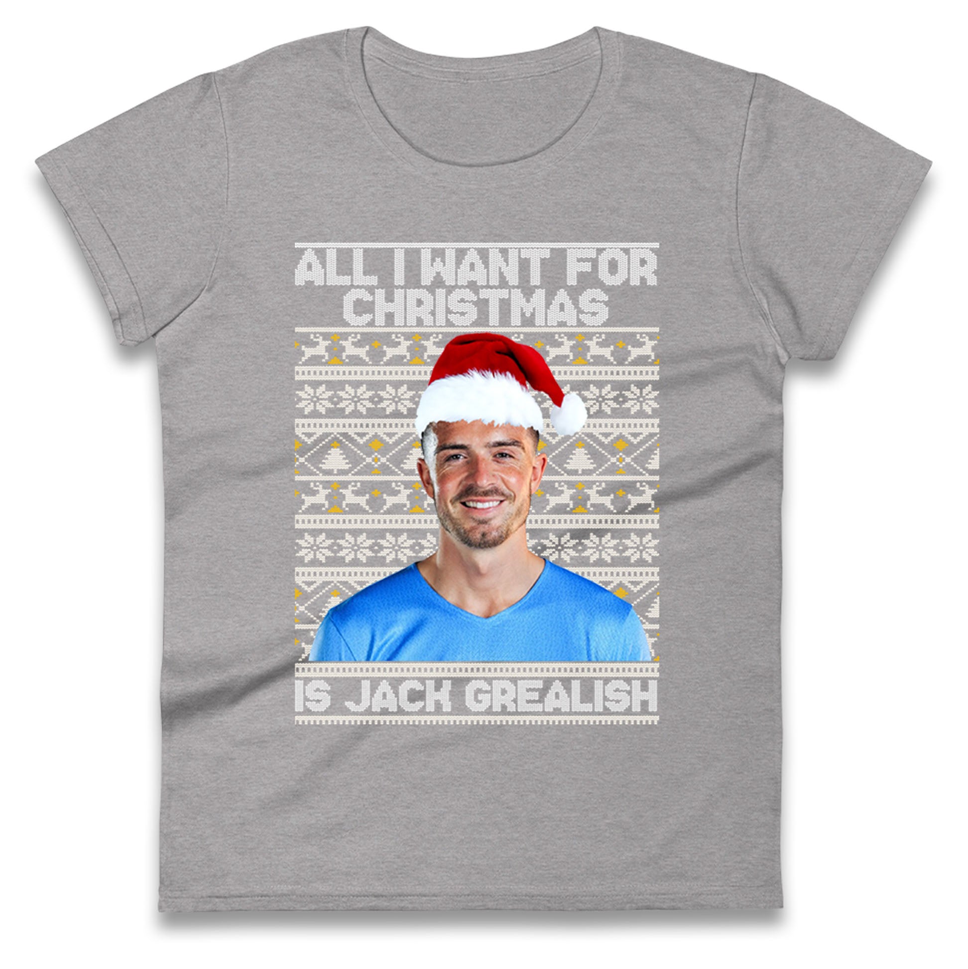 jack grealish christmas womens t shirt