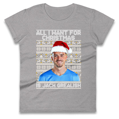 jack grealish christmas womens t shirt