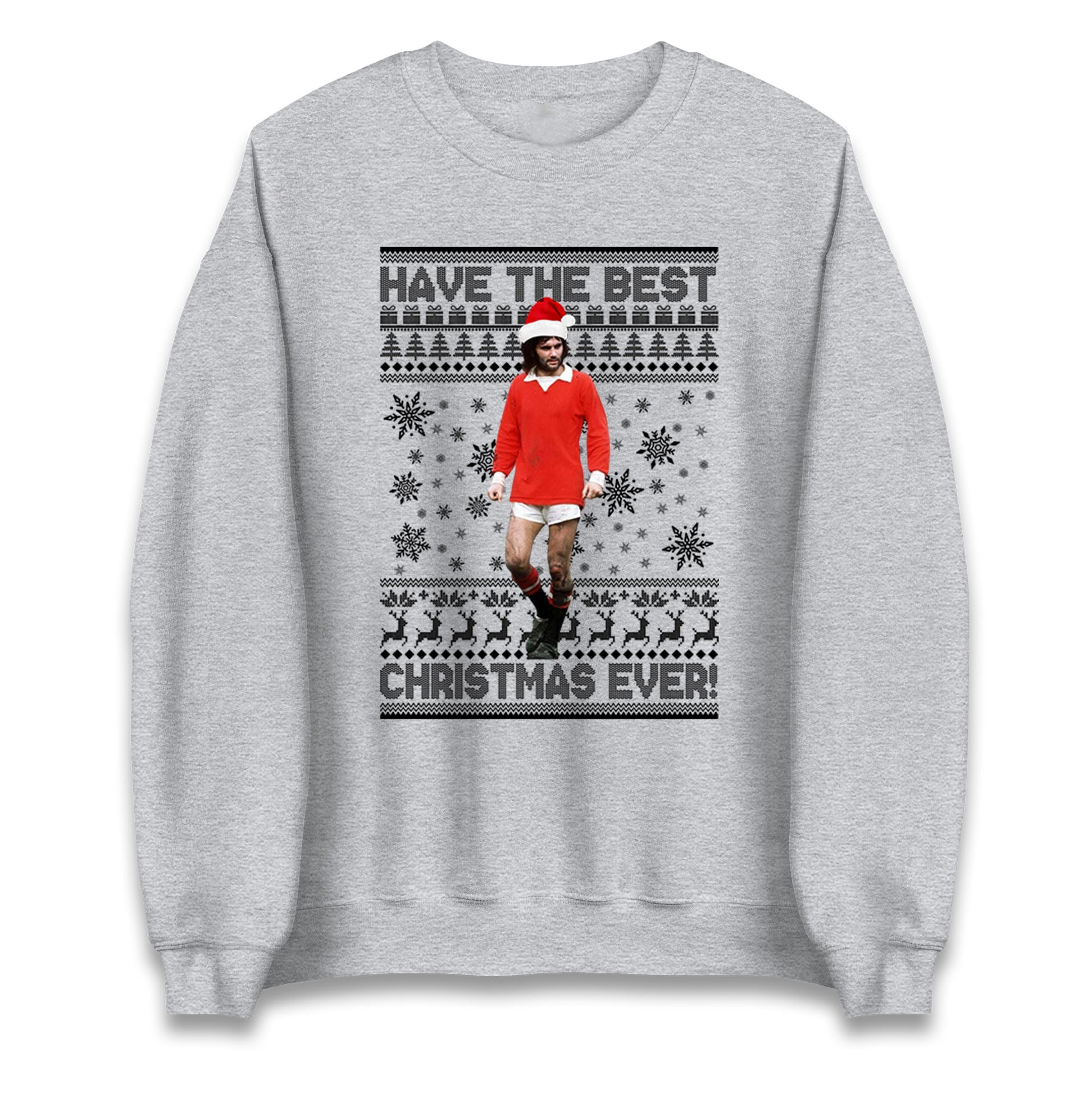 Christmas George Best Jumper