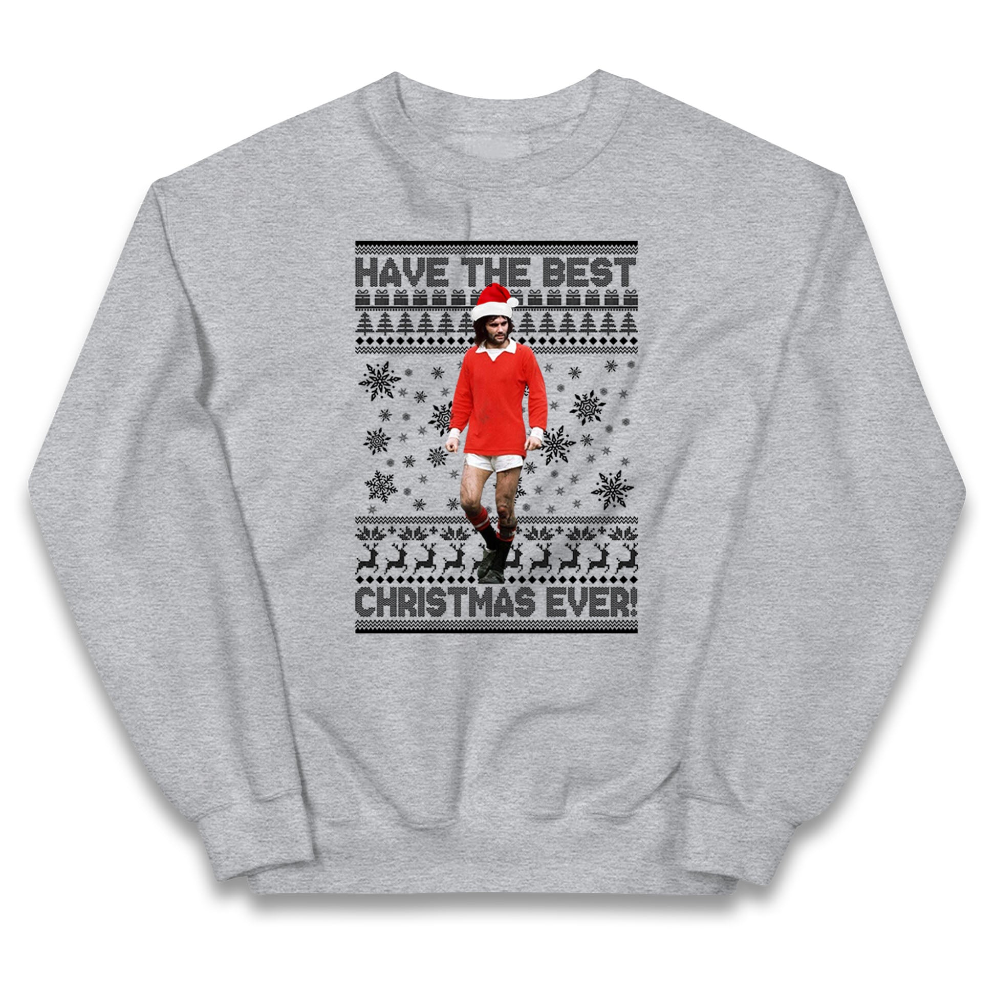 Christmas George Best Kids Jumper
