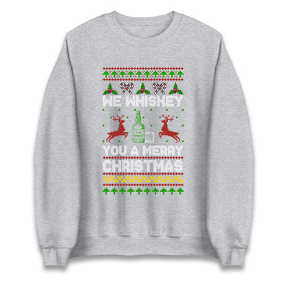 whisky Christmas Jumper