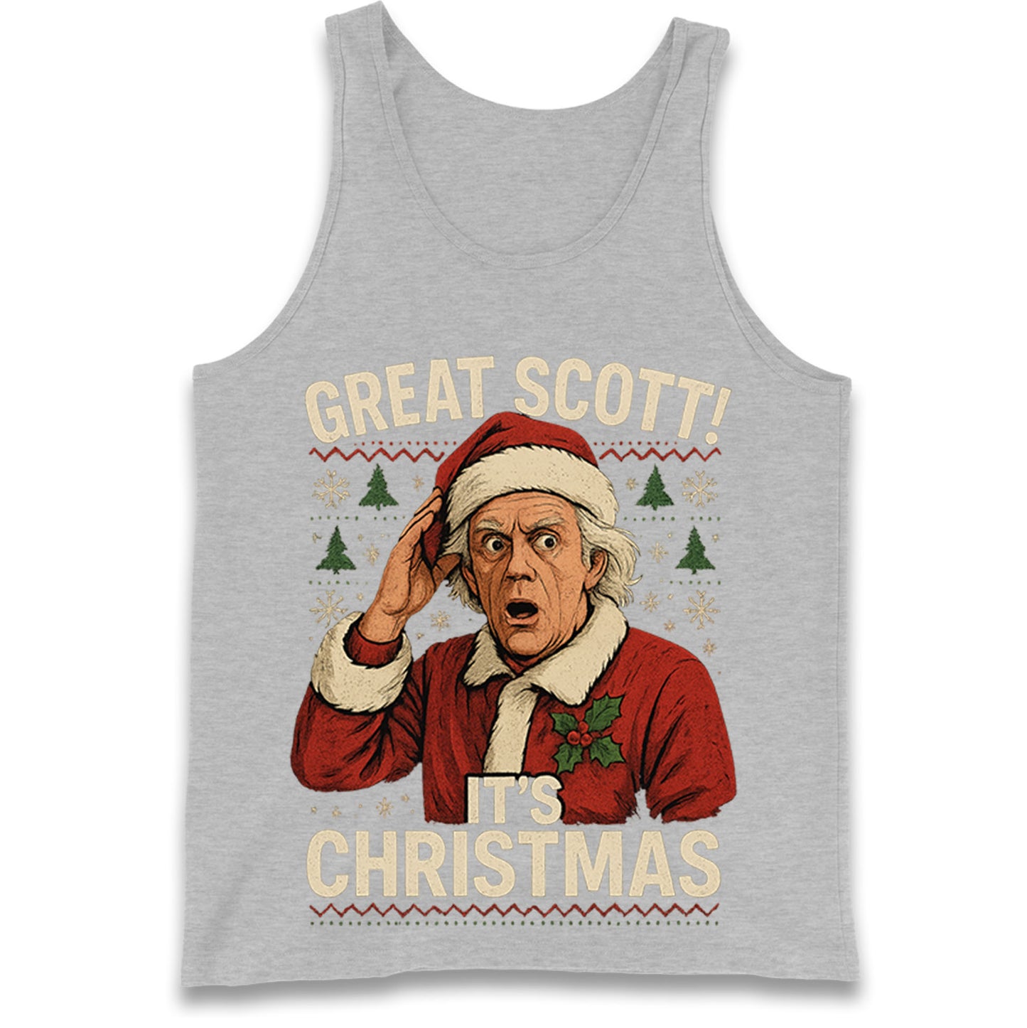 Back to the Future Doc Brown Tank Top