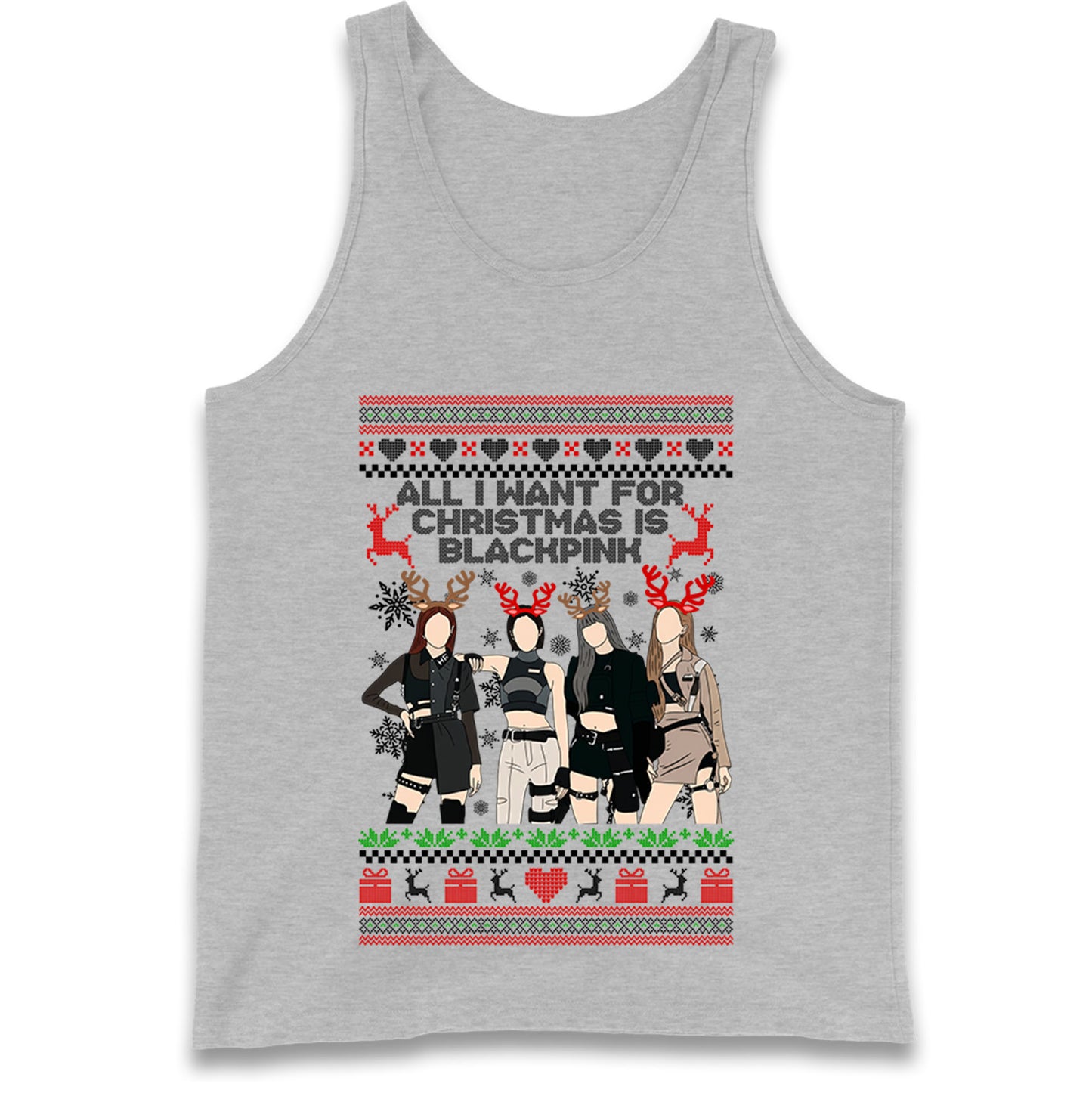 BlackPink Christmas Tank Top