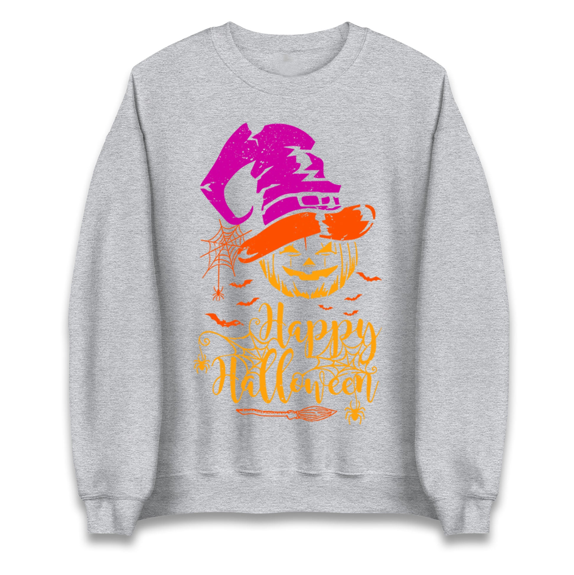 Spooky Pumpkin Happy Halloween Sweatshirt
