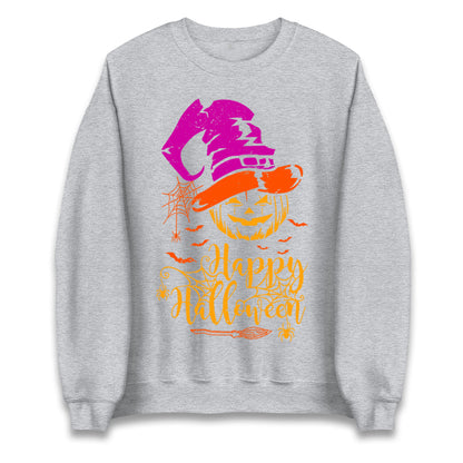 Spooky Pumpkin Happy Halloween Sweatshirt
