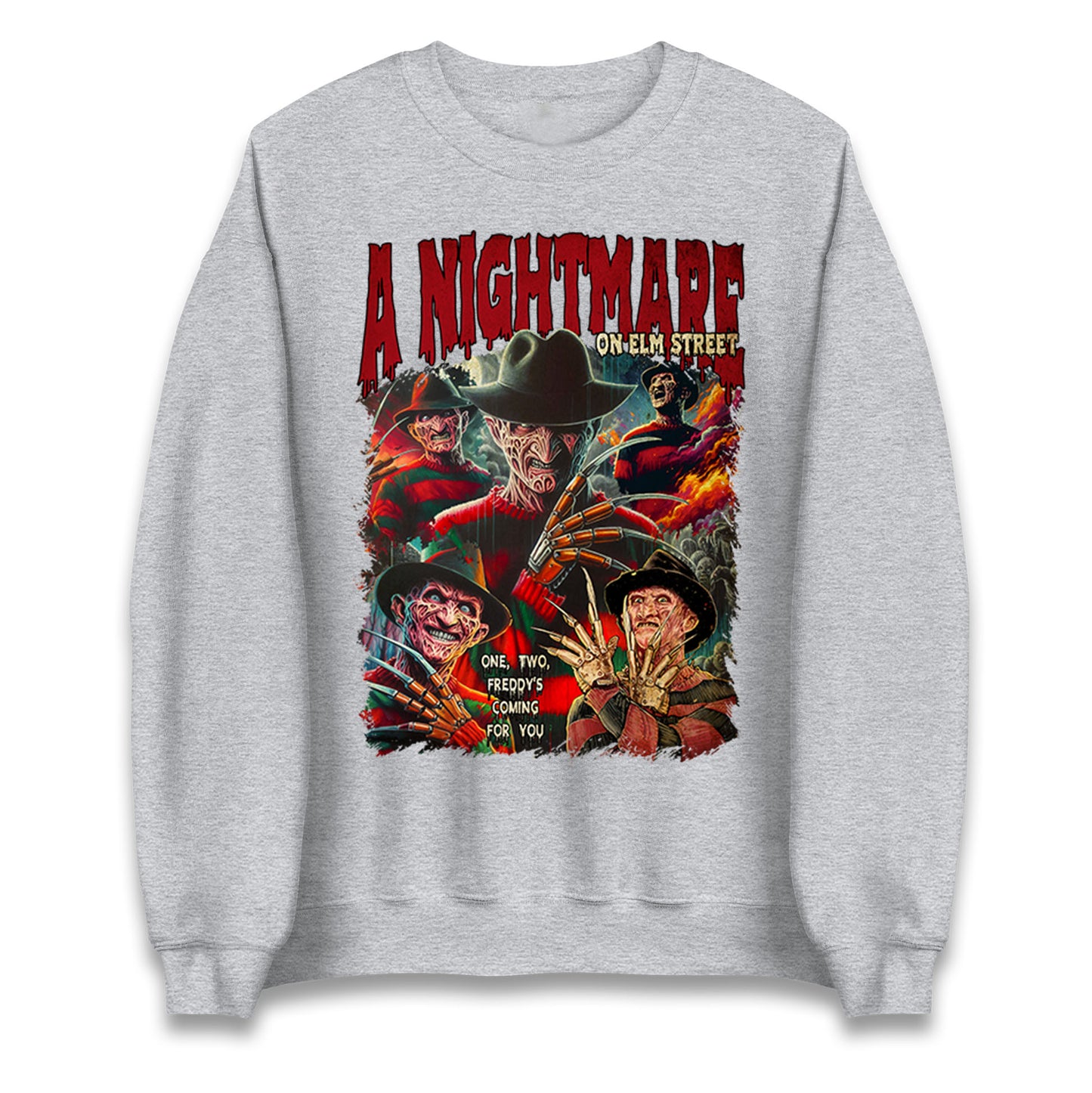 Al Nightmare on Elm Street Freddy Krueger Sweatshirt
