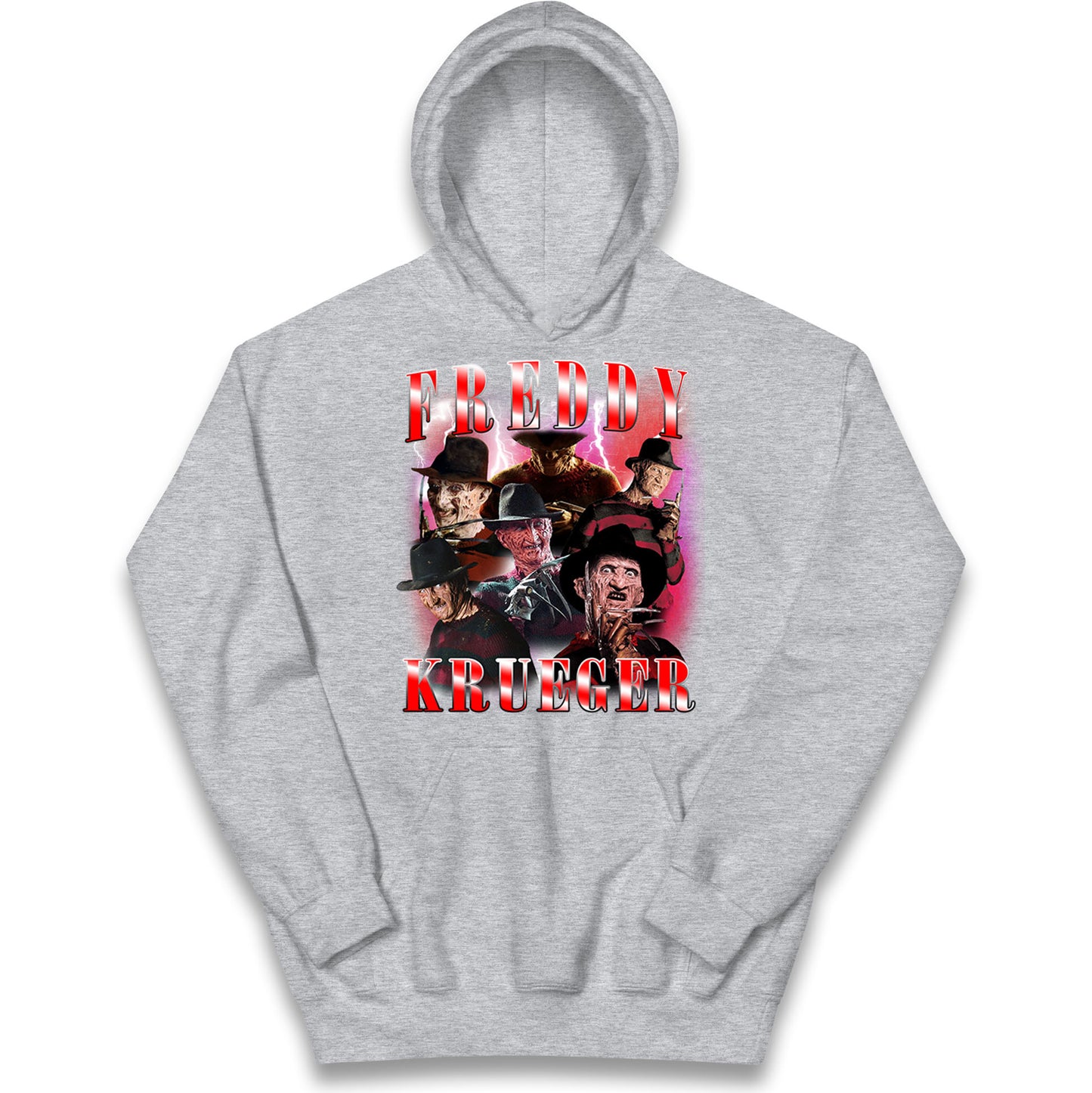 Freddy Krueger Scary Halloween Bootleg Kids Hoodie
