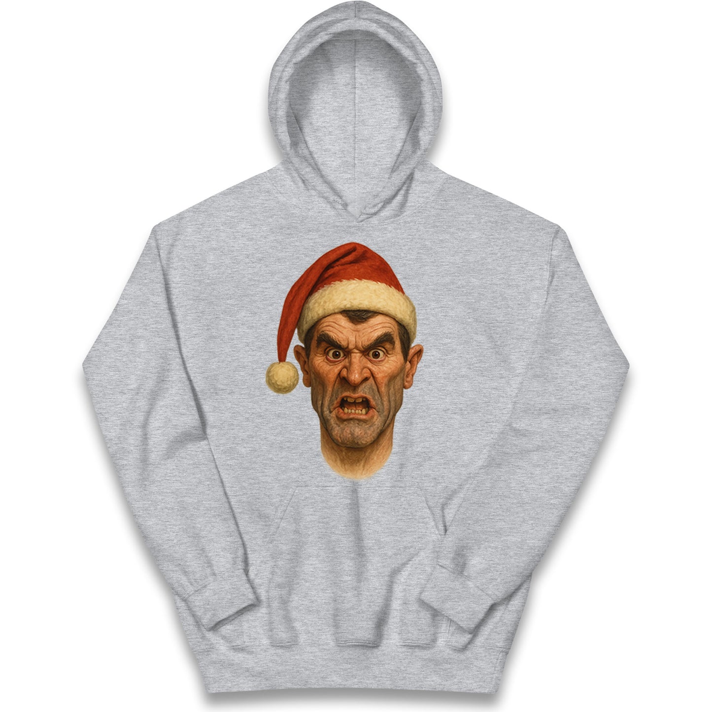 Roy Keane Spitting Image Christmas Kids Hoodie