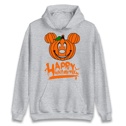Mickey Mouse Pumpkin Happy Halloween Unisex Hoodie