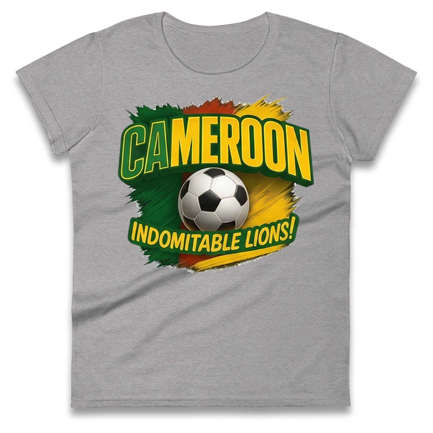 Cameroon Retro World Cup Ladies T Shirt