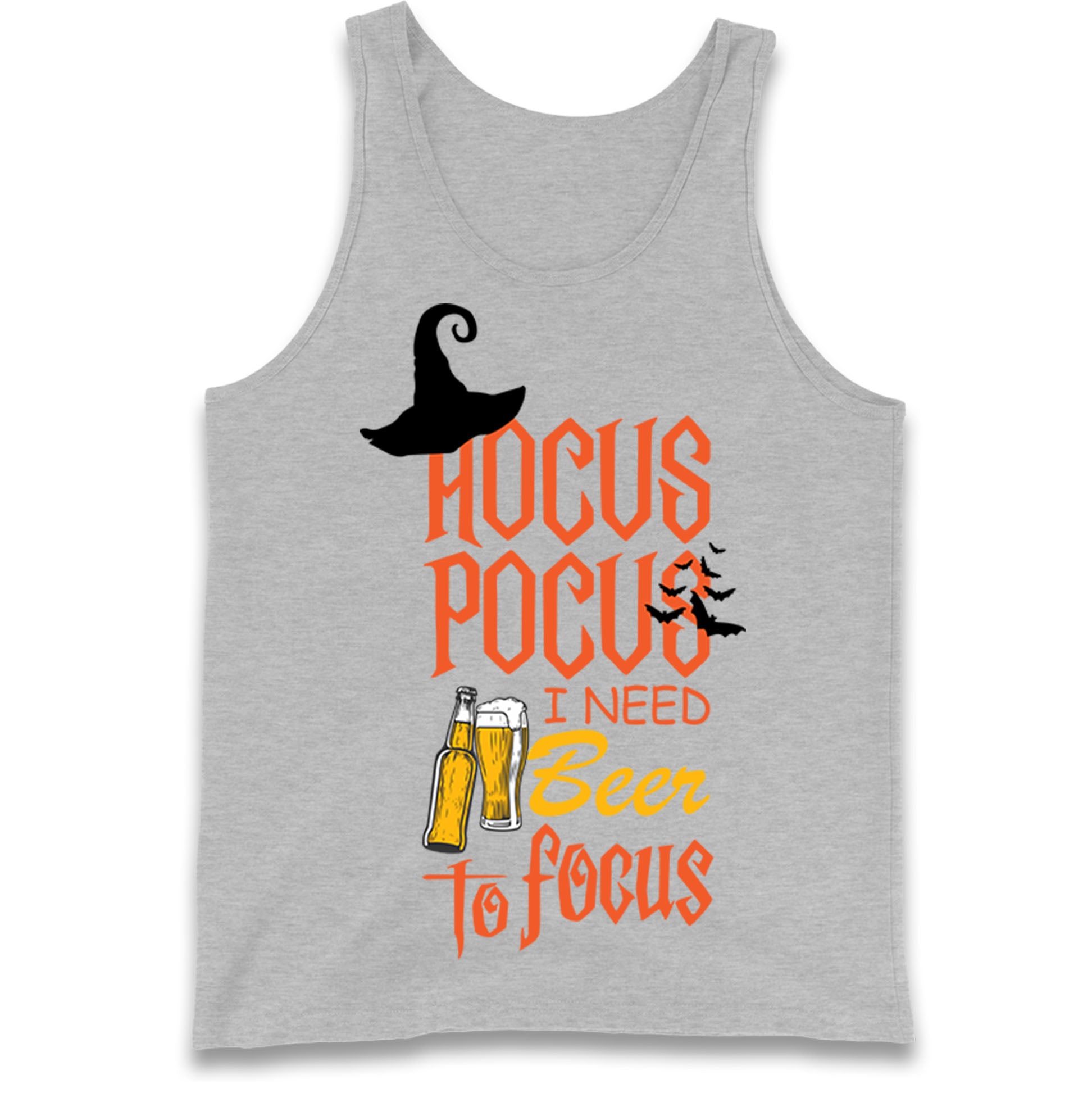 Hocus Pocus I Need Beer To Focus Tank Top
