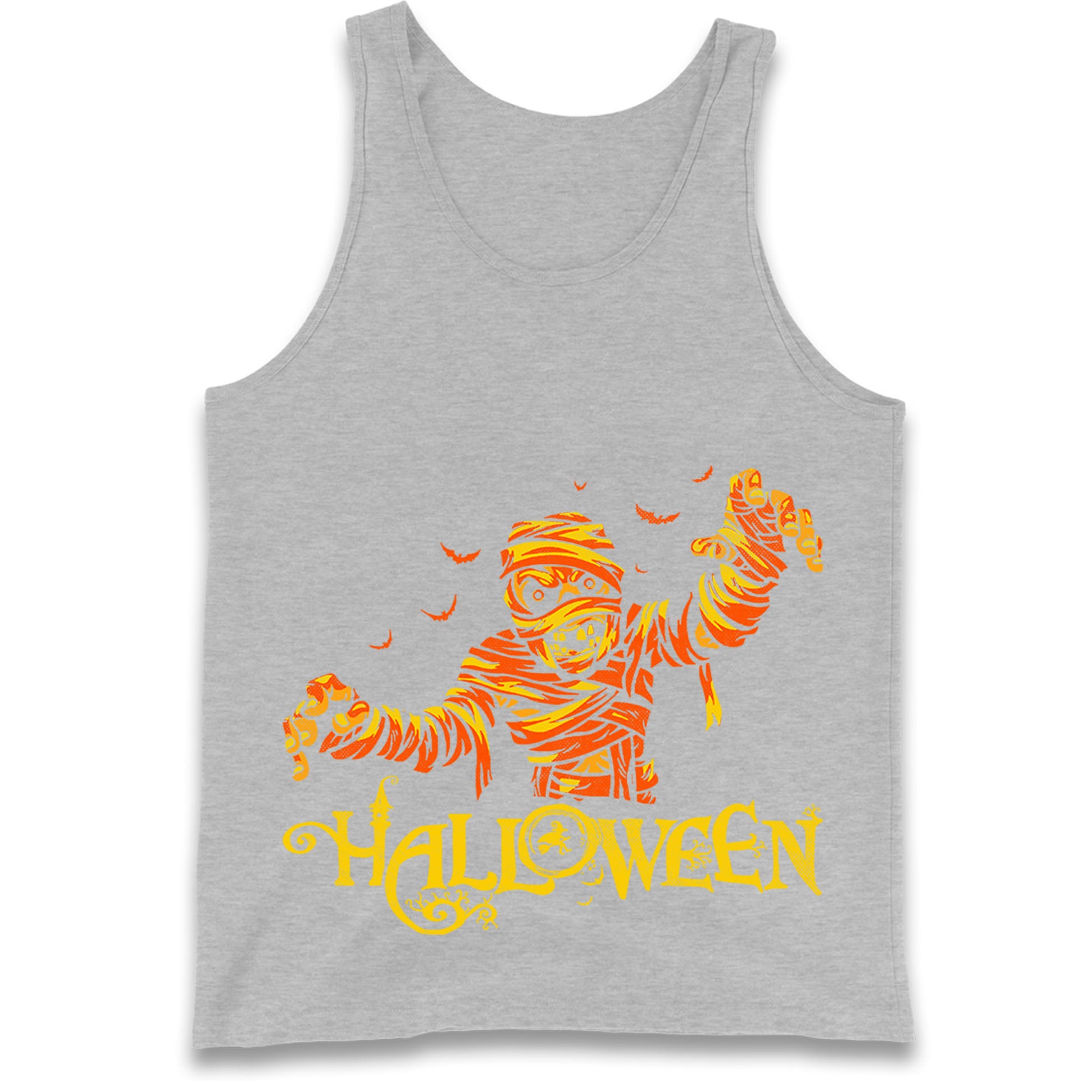 Scary Mummy Halloween Tank Top
