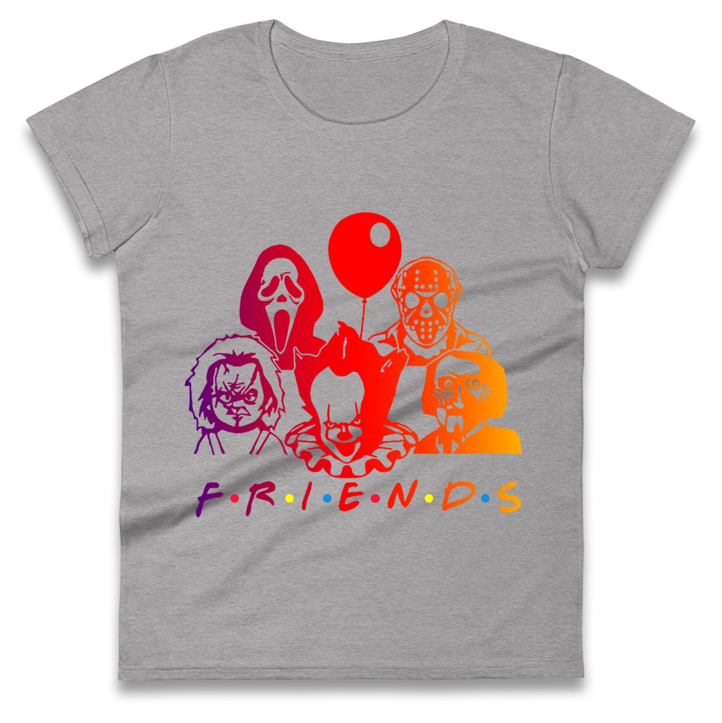 Super Villains Friends Halloween Womens t shirts