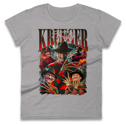 Freddy Krueger Halloween Bootleg Womens T Shirt